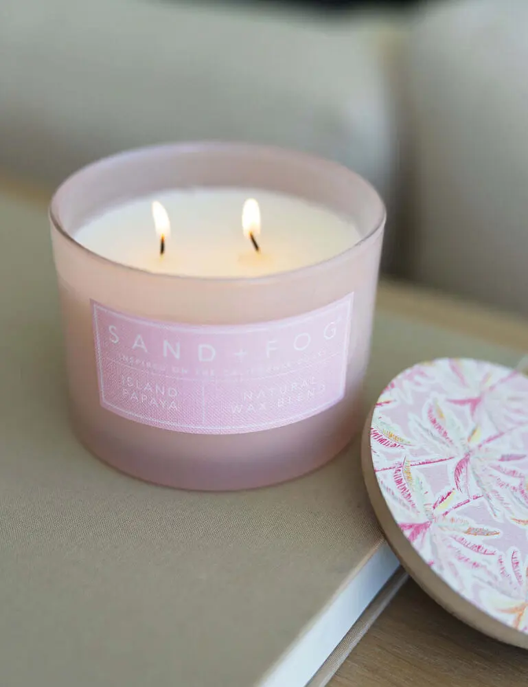 Island Papaya 12 Oz Scented Candle - Image 2